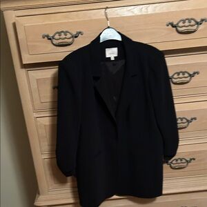 3/4 length sleeve great to fold up silk blouse cuffs